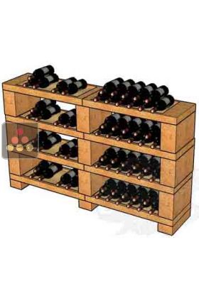 Freestone racks for 96 bottles