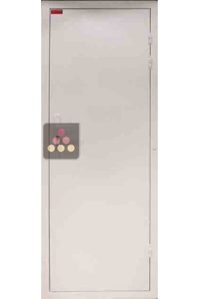 Insulating door for natural wine cellar, right hinged - 610 mm door passage