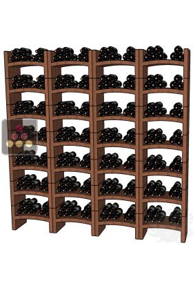 Natural clay racks for 332 bottles