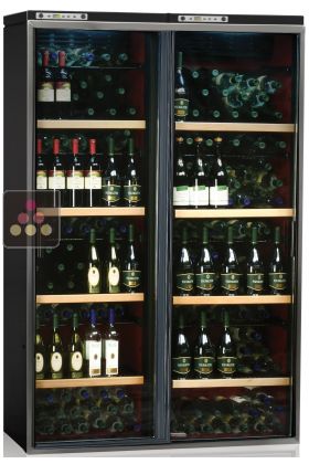 Combined 2 Single temperature wine service & storage cabinets