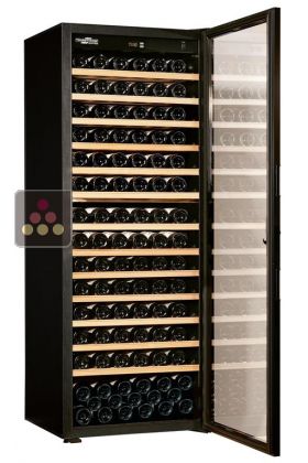 Single temperature wine ageing and storage or service cabinet