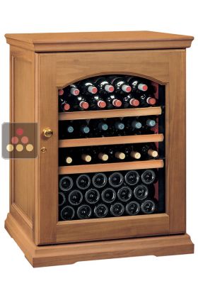 Single temperature wine storage or service cabinet