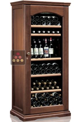 Single temperature wine storage or service cabinet