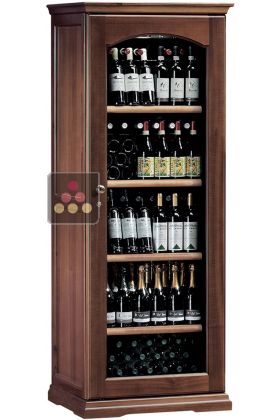 Single temperature wine storage or service cabinet