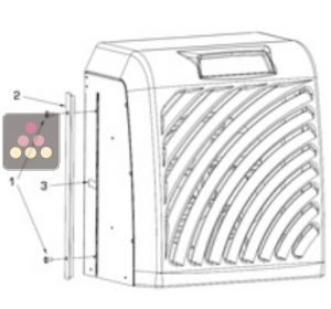 Dust filter for Fondis air conditioners (SP100 range) WINEMASTER