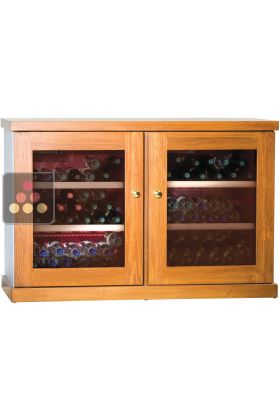 Combined 2 Single temperature wine storage or service cabinets