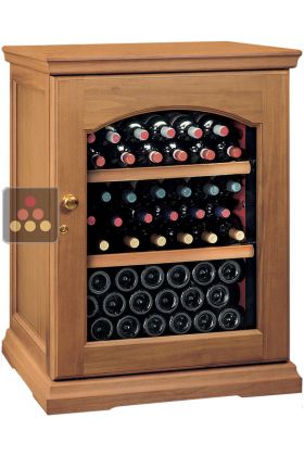 Single temperature wine storage or service cabinet