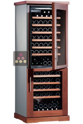 Combined 2 Single temperature wine service & storage cabinets