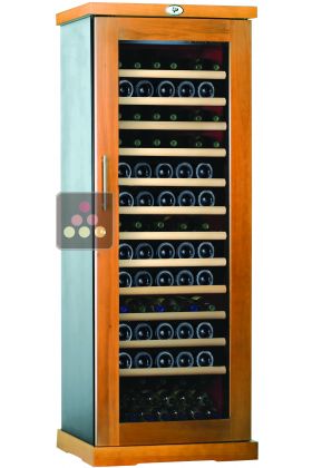 Single temperature wine storage or service cabinet