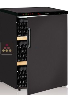 Single-temperature wine cabinet for ageing or service