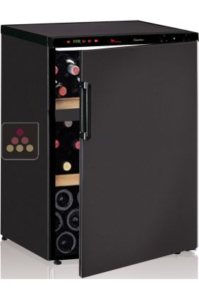 Dual temperature wine cabinet for ageing and service