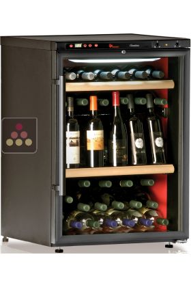 Single temperature wine storage or service cabinet