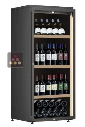 Freestanding single temperature wine cabinet for storage or service - Standing bottles