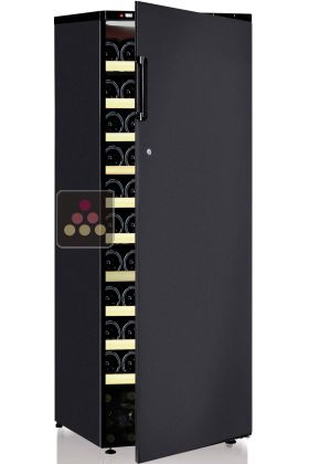 Single-temperature wine cabinet for ageing or service