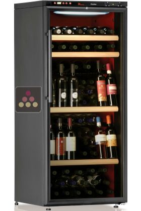 Multi temperature wine service and storage cabinet 