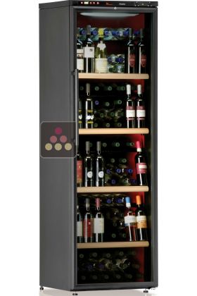 Single temperature wine storage or service cabinet