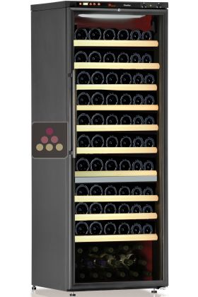 Dual temperature wine service and storage cabinet 