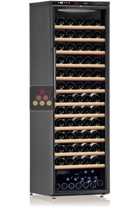 Multi temperature wine service and storage cabinet 