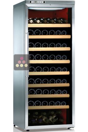 Single temperature wine storage or service cabinet