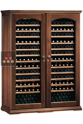 Combined 2 multi temperature wine service and storage cabinets