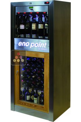 Contemporary wine cabinet for service or storage wine by the glass facility