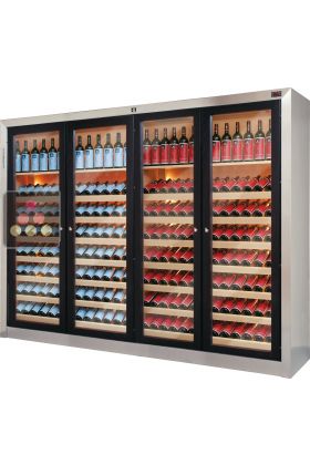 Dual temperature contemporary wine cabinets 