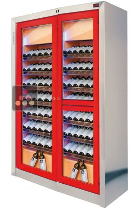 Triple temperature contemporary wine cabinets 