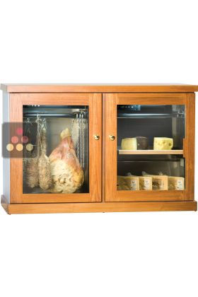 Combined cold meat and cheese cabinet