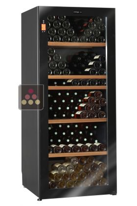 Single-temperature wine cabinet for ageing or service