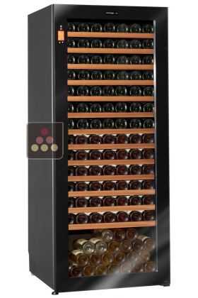 Single-temperature wine cabinet for ageing or service