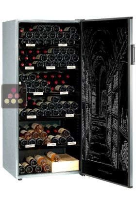 Multi-Temperature wine storage and service cabinet 