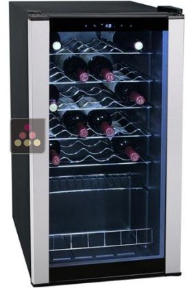 Single temperature wine service cabinet