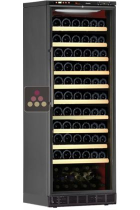 Dual temperature built in wine cabinet for storage and service