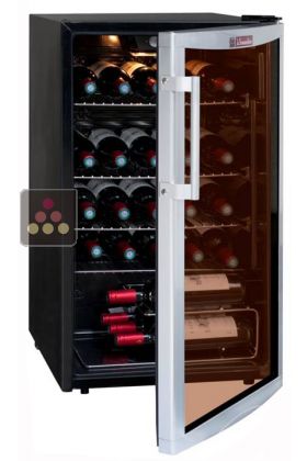 Single temperature wine storage or service cabinet