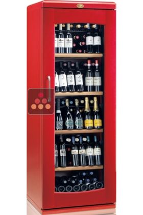 Single temperature wine storage or service cabinet