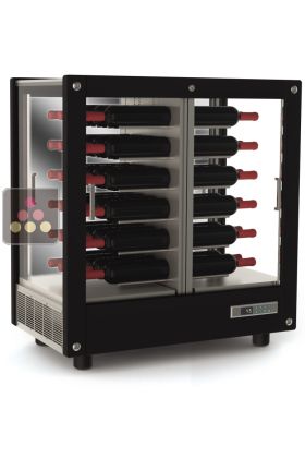 3-sided refrigerated display cabinet for wine storage or service