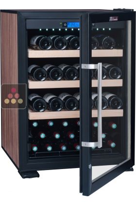 Single temperature wine storage or service cabinet