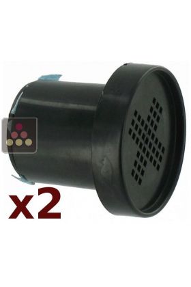 Set of 2 active carbon filters for wine cabinets in the Tradition & Prestige ranges