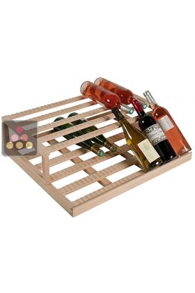 Beechwood presentation shelf for large models from the Tradition range of wine cabinets