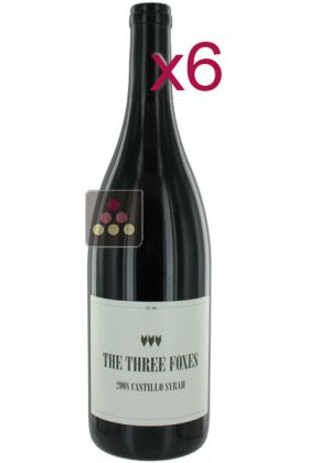 6 Bottles of South Africa Swartland 2008 - The Three Foxes - 100% Syrah