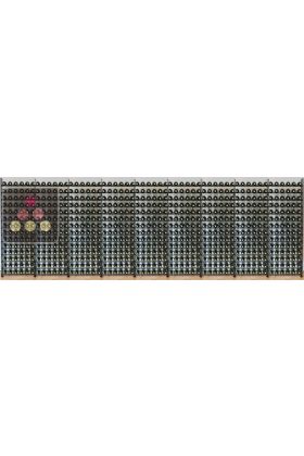 Metallic Wine Library for 756 wine bottles