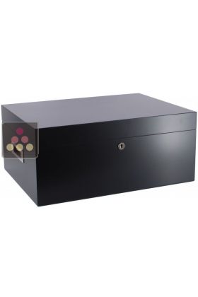 Black lacquered humidor - 500 cigars