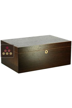 Cigar Humidor - Matt walnut veneer 