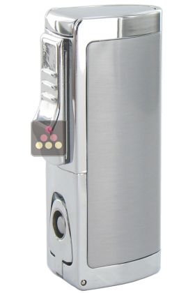 Triple Jet lighter Silver