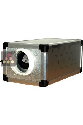 Air conditioner for natural wine cellar up to 25m3 - with humidity control and noise reduction kit