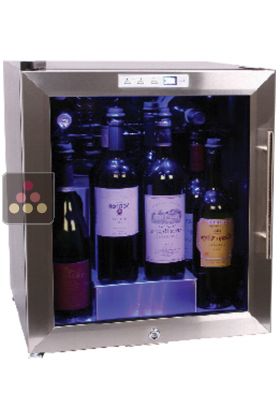Single temperature wine and champagne service cabinet