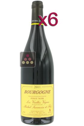 6 Bottles of Bourgogne Pinot Noir Red 2011 - Domain Sarrazin et Fils