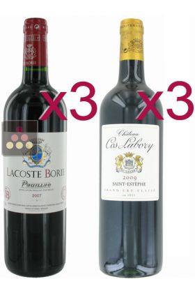 Selection of 6 Red Wines - Pauillac & Saint Estèphe Grand Cur Classé