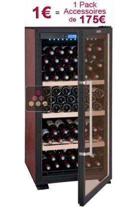 Single temperature wine storage cabinet + Accessory pack worth 175 euros for 1 euro