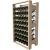 Wooden storage rack for 48 bottles